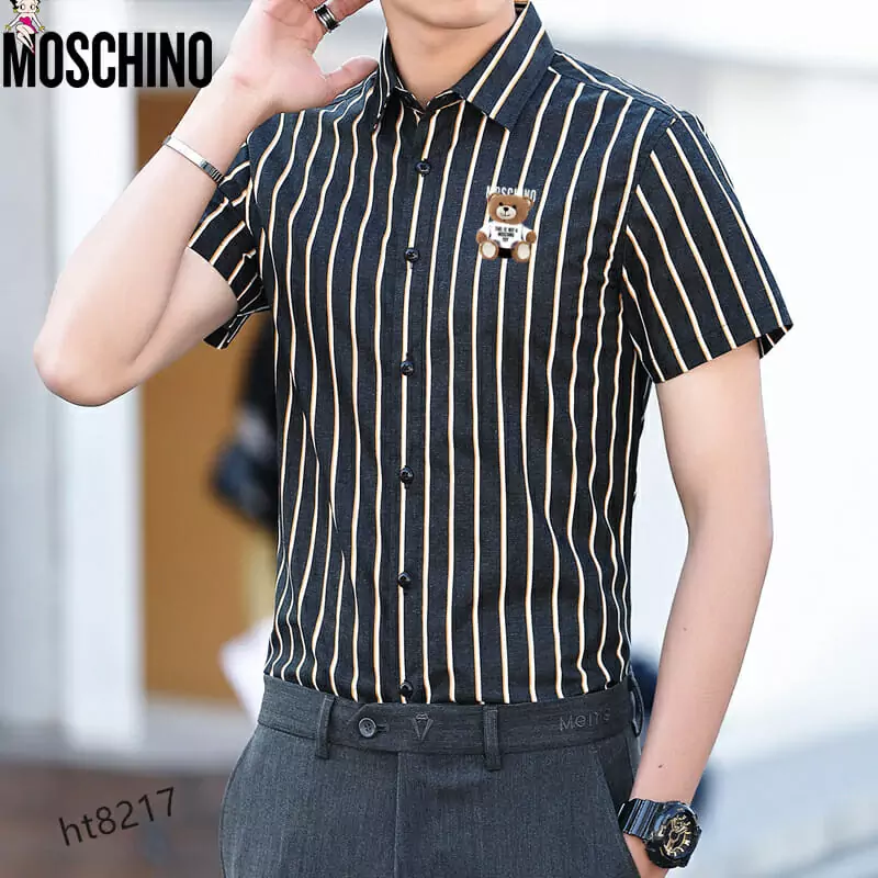 moschino chemises manches courtes pour homme s_a773661